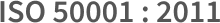 ISO 50001 : 2011 logo